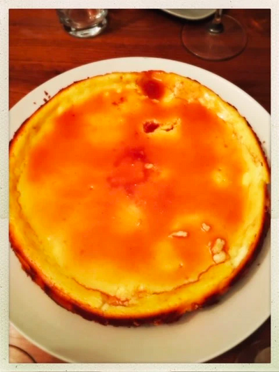 Cheesecake with Caramel Sauce