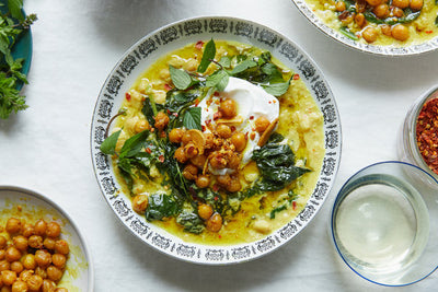 Spiced Chickpea Stew with Coconut and Tumeric