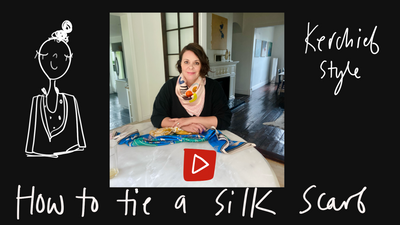 How to Style a Silk Scarf