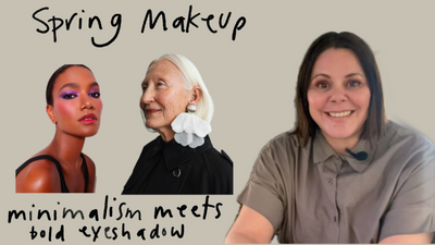 Spring Makeup Minimalism Meets bold Eyeshadow