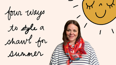 Four Ways to Style a Shawl for Summer
