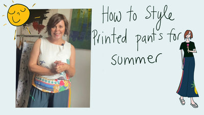 How to Style Printed Pants for Summer