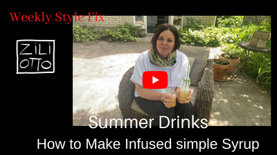 Summer Drinks... How to Make Infused Simple Syrup